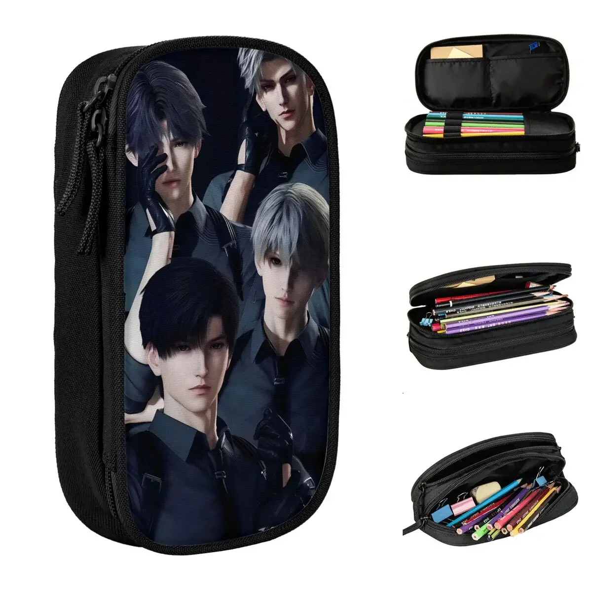 

Creative Gaming Love And Deepspace Pencil Cases Pencil Box Pen Holder for Student Large Storage Bag Supplies Gifts Stationery