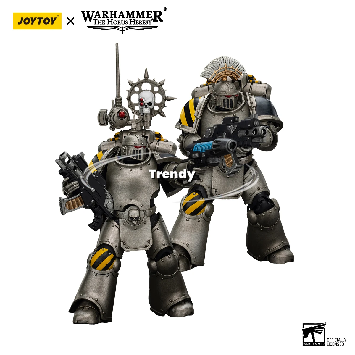 [سبوت السلع] JOYTOY Warhammer 30K 1/18 شخصيات الحركة Lron Warriors MKlll التكتيكية 2 قطعة نموذج عسكري أنيمي
