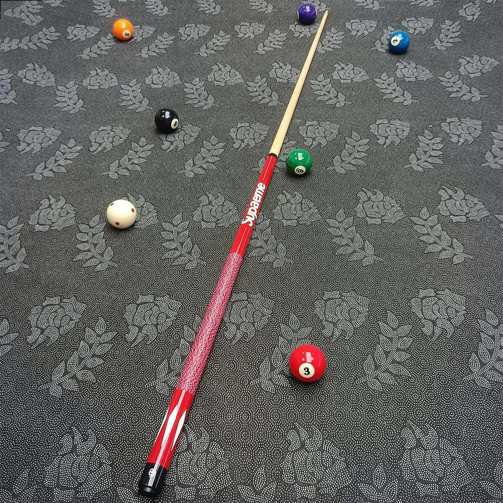 

Профессиональный бильярдный кий для снукера с наконечником 13 мм, деревянный, разборный, 57 дюймов, для игровых комнат