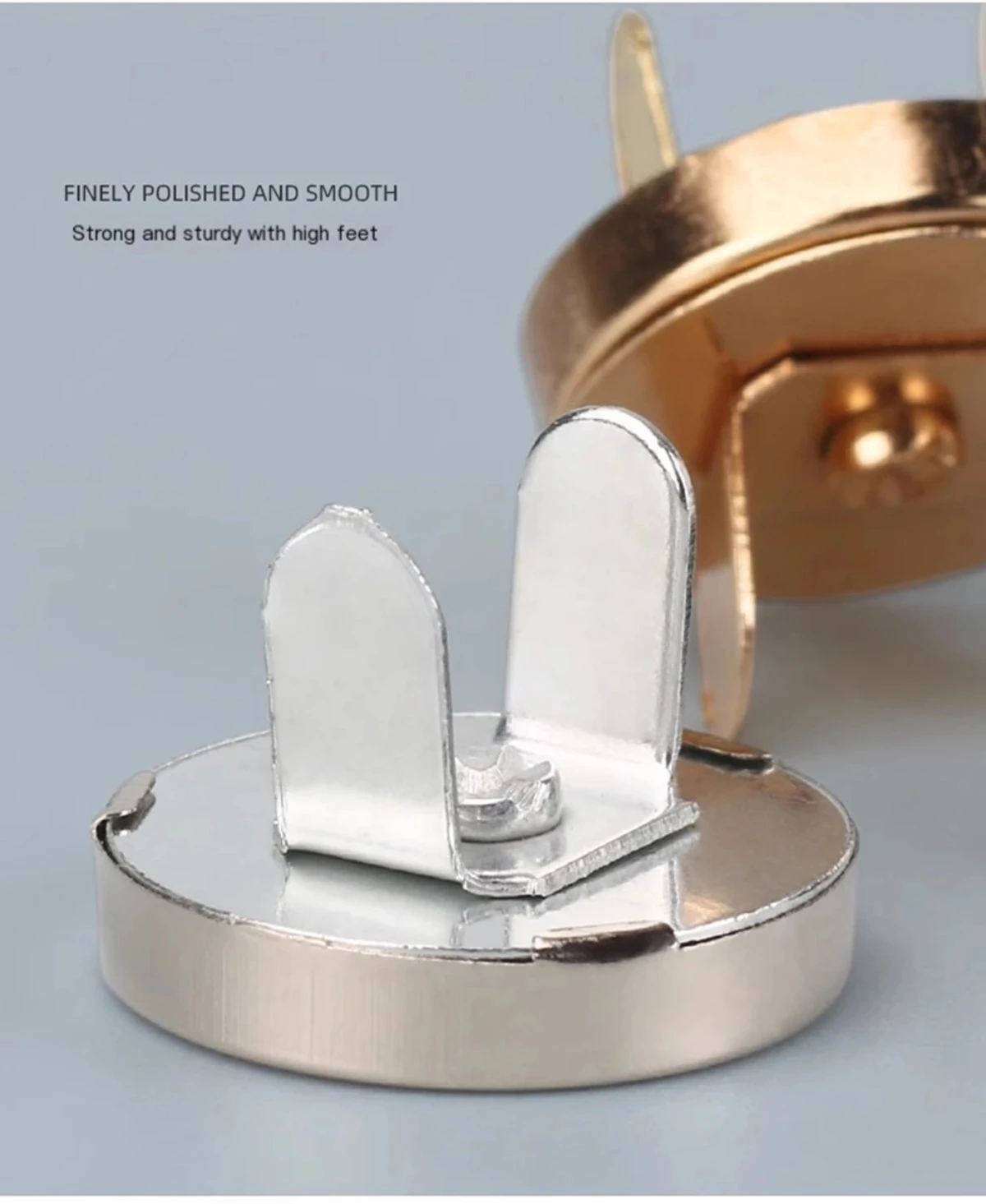 14 مللي متر 18 مللي متر المغناطيسي المفاجئة السحابات المشابك أزرار حقيبة يد محفظة محفظة أكياس الحرفية أجزاء الملحقات #6