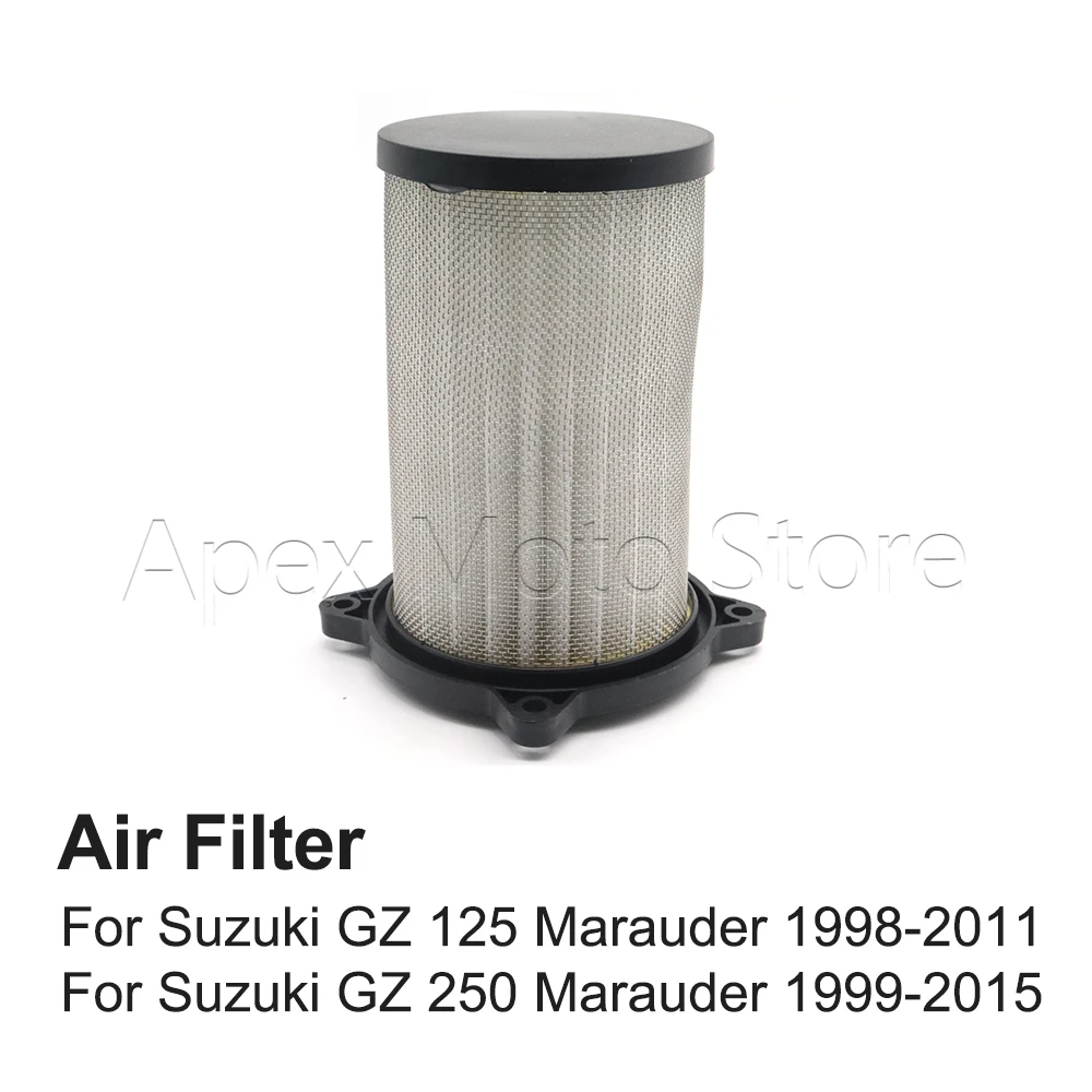 Motorcycle Air Filter Intake Cleaner For Suzuki GZ 125 Marauder 1998-2011 GZ 250 Marauder 1999-2015 GZ125 GZ250 2014 2013