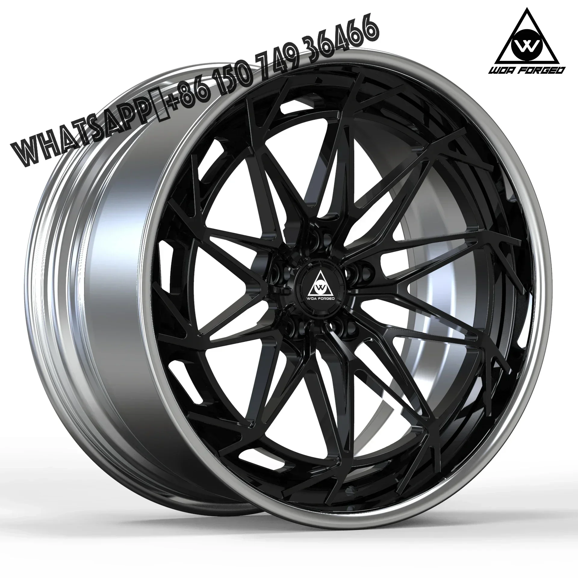 6061-T6 Hot Selling High Quality Custom Forged  Wheels 2 Piece Forged Wheel