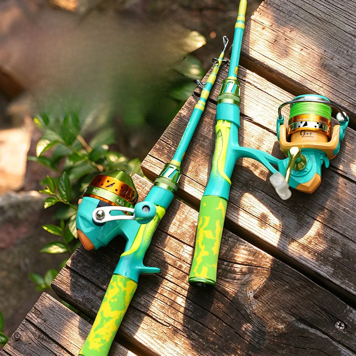 haoton-macaron-ii-extendable-lure-rod-set-portable-travel-stream-micro-fishing-rod-for-beginners-girls-children-carbon-fiber