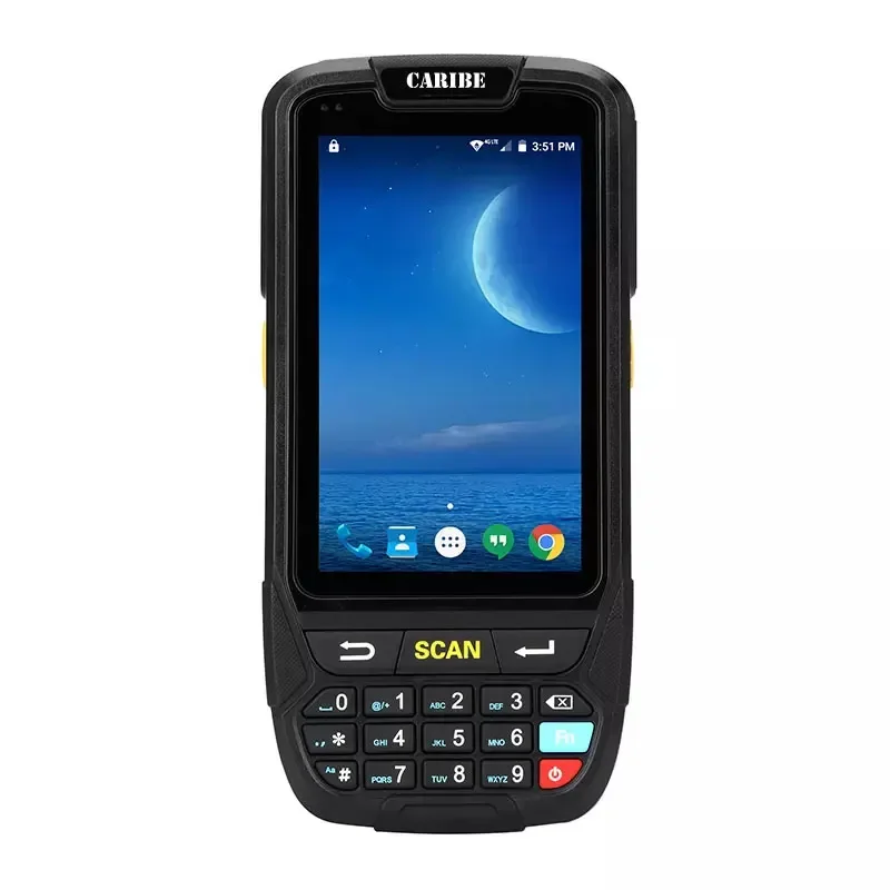 CARIBE PL-40L Mobile Daten Terminal Android Robuste Industrie PDA 1D 2D Laser Barcode NFC Reader