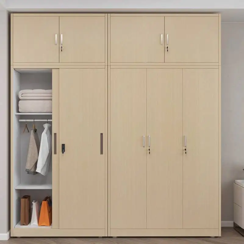 

3 Doors Bedroom Wardrobes Top Cabinet Modern Lounges Space Saving Closet Clothes Adult Display Guarda Roupa Furniture Home