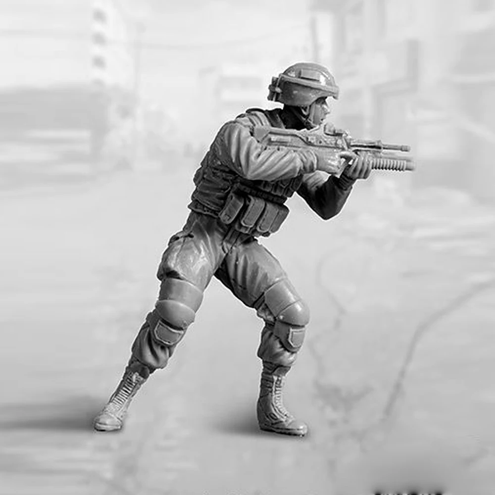 

1/35 Modern soldier, Resin Model figure soldier, Military themes, Unassembled and unpainted kit