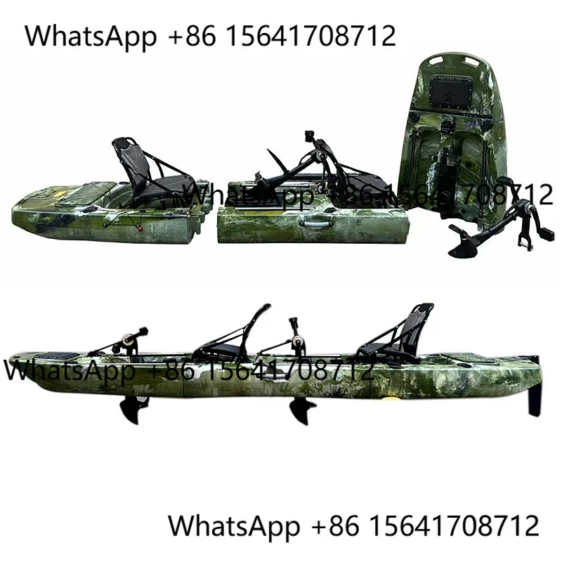 

Каяк с педалью Peiqi Fin, Жесткий каяк, две секции, три секции, для одного человека, для двух человек, разделенный каяк, тип сращивания