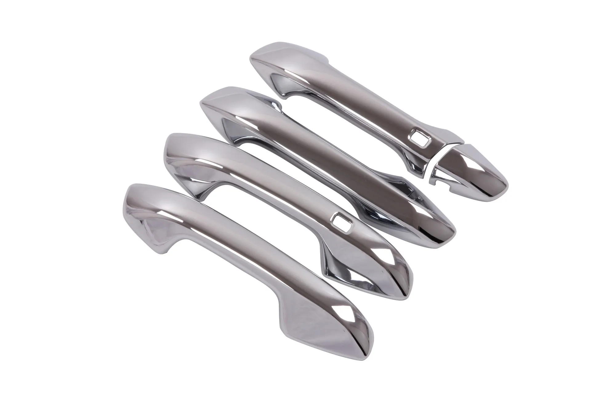 لكيا ceed 3 cee 'd cee d SW المضي قدما 2018-2021 ألياف الكربون الفضة مقبض باب السيارة غطاء الكسوة ملصق اكسسوارات التصميم لصائق