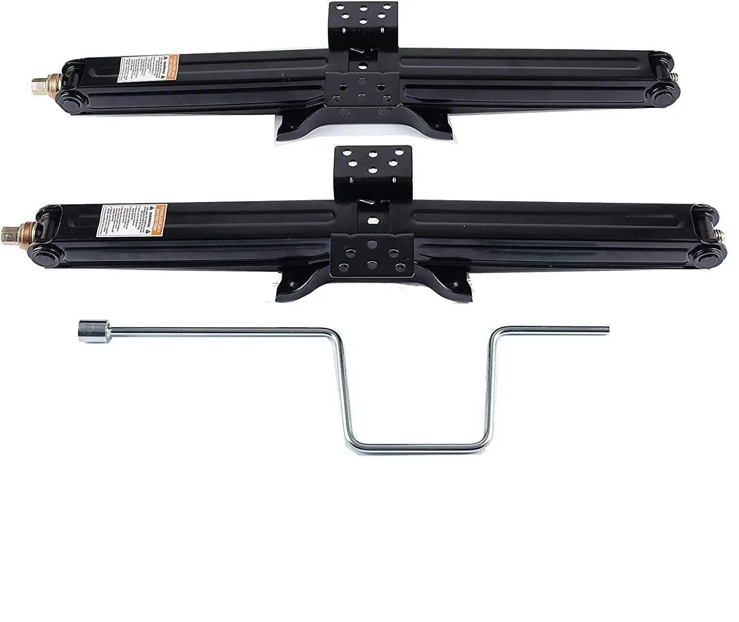 

24inch Scissor Jacks with Crank Handle 7500lbs Capacity 5-30inch Height Powder