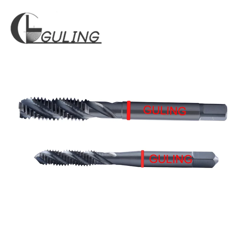 HSSE Red Ring JIS Standard Spiral Fluted Tap UNC UNF 2-56 4-40 6-32 8-32 10-24 1/4 5/16 3/8 With OX Coating Machine Thread Taps