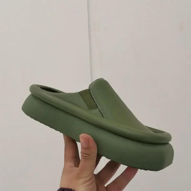 2024 Hot Sell Summer New  Women Sandals Platform Slippers Ladies Heels  Luxury Wedges Slides Beach Mules Female Slipper