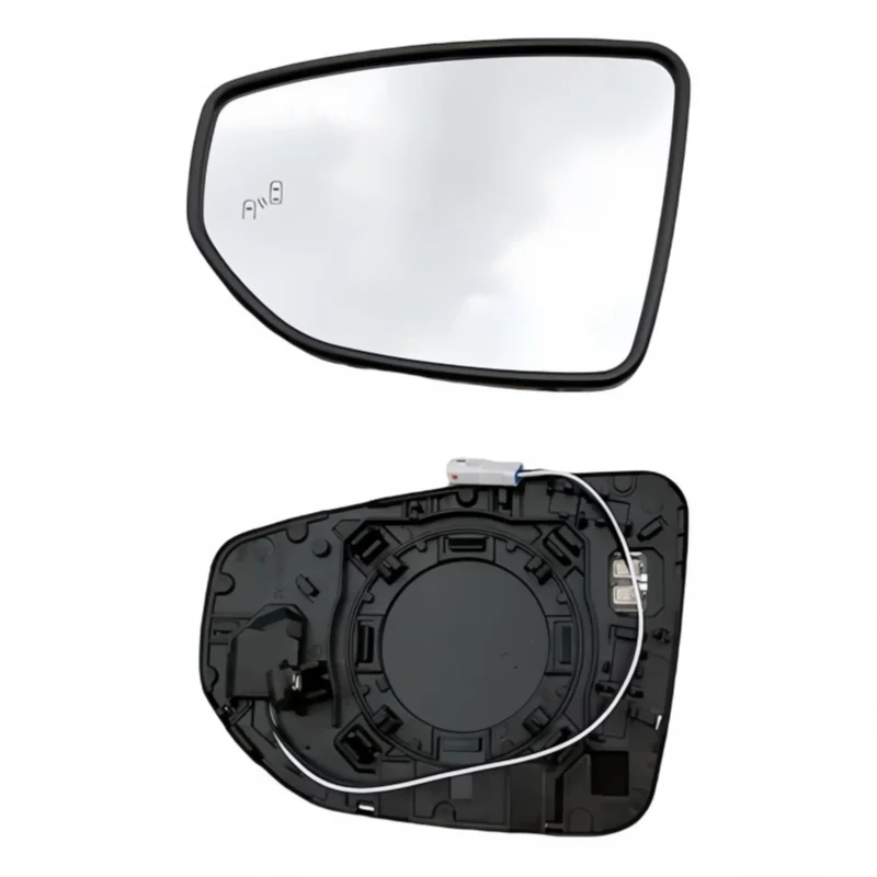 For Lexus ES ES200 ES260 ES300 ES350 2019-2023Mirror White Glass with Heating Blind Spot  Side Mirrors Lens Door Wing Rear View