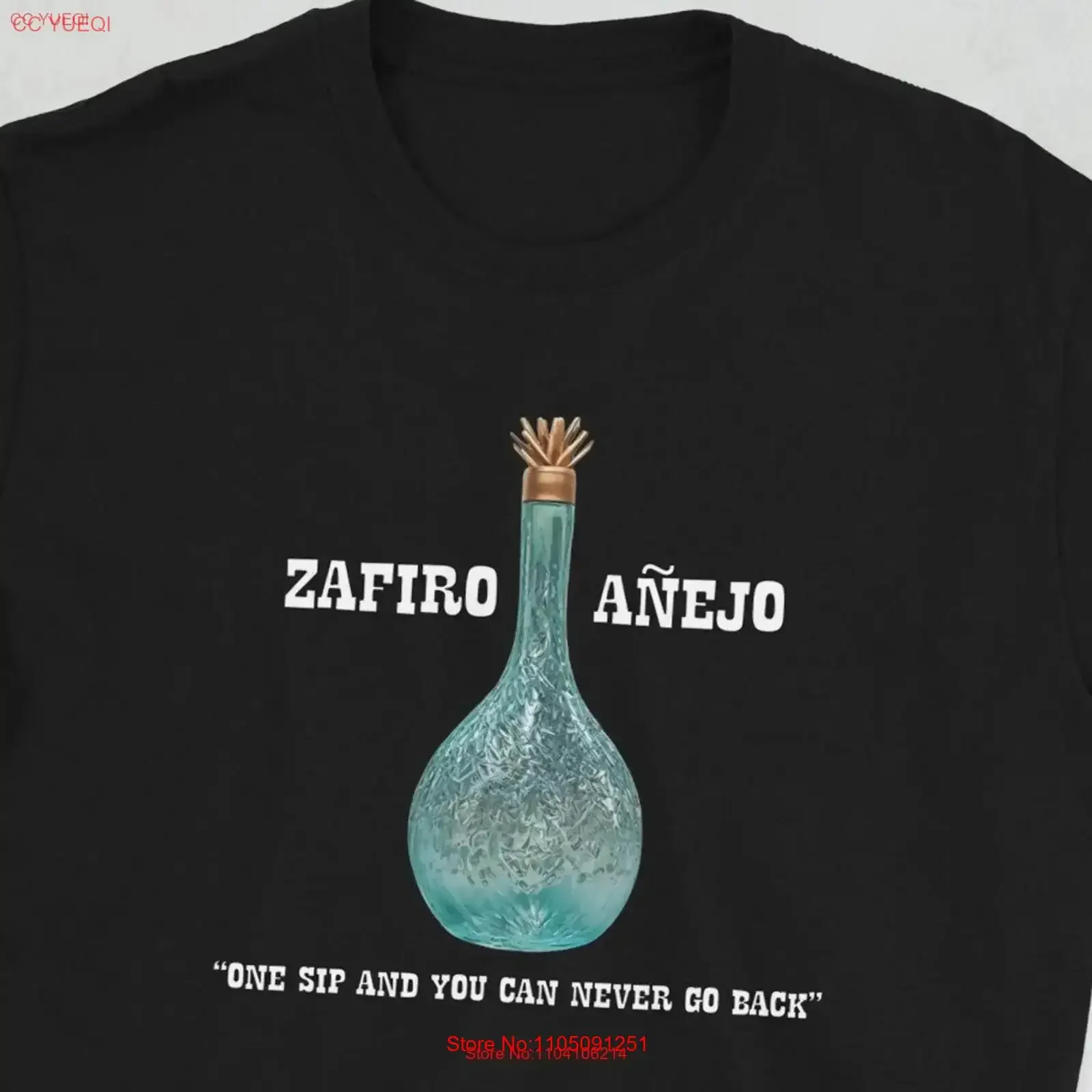 

Zafiro Anejo Премиум Tequila One sip and you can never go back Футболка винтажная стираная слегка дизайнерская одежда унисекс с графикой