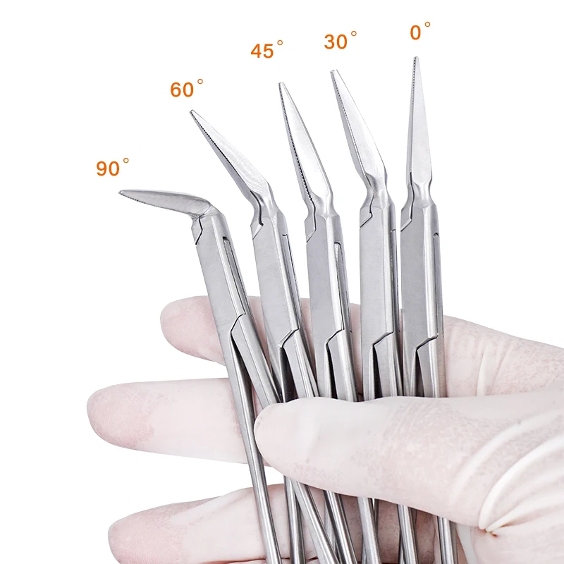 Dental Residual Root Tweezers Forceps Tooth Extractor Plier Fragment Minimally Invasive Cutter Dentistry Surgical Instrument