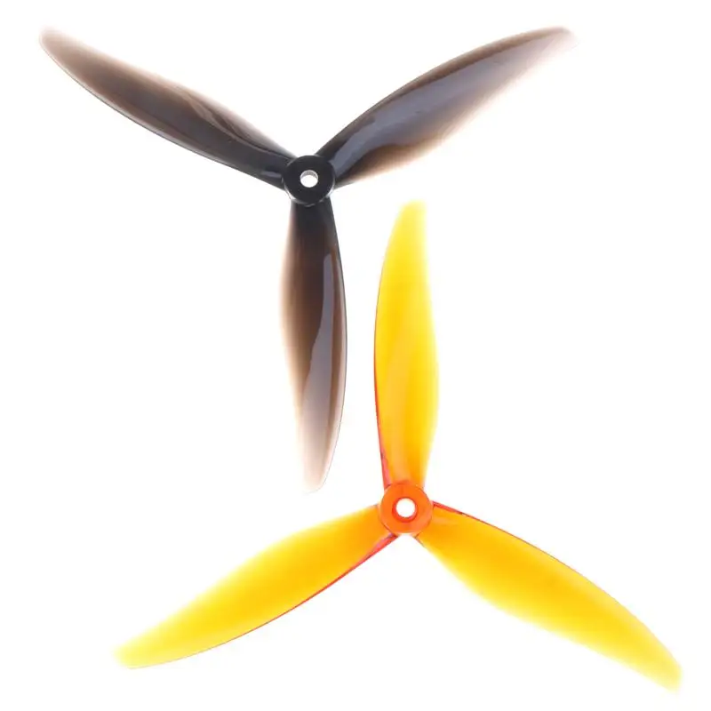 3 Blade FPV Drone Propellers Balanced Design Durable PC Construction Anti-Collision Compatible with 2207 Motors 10Pcs Pack