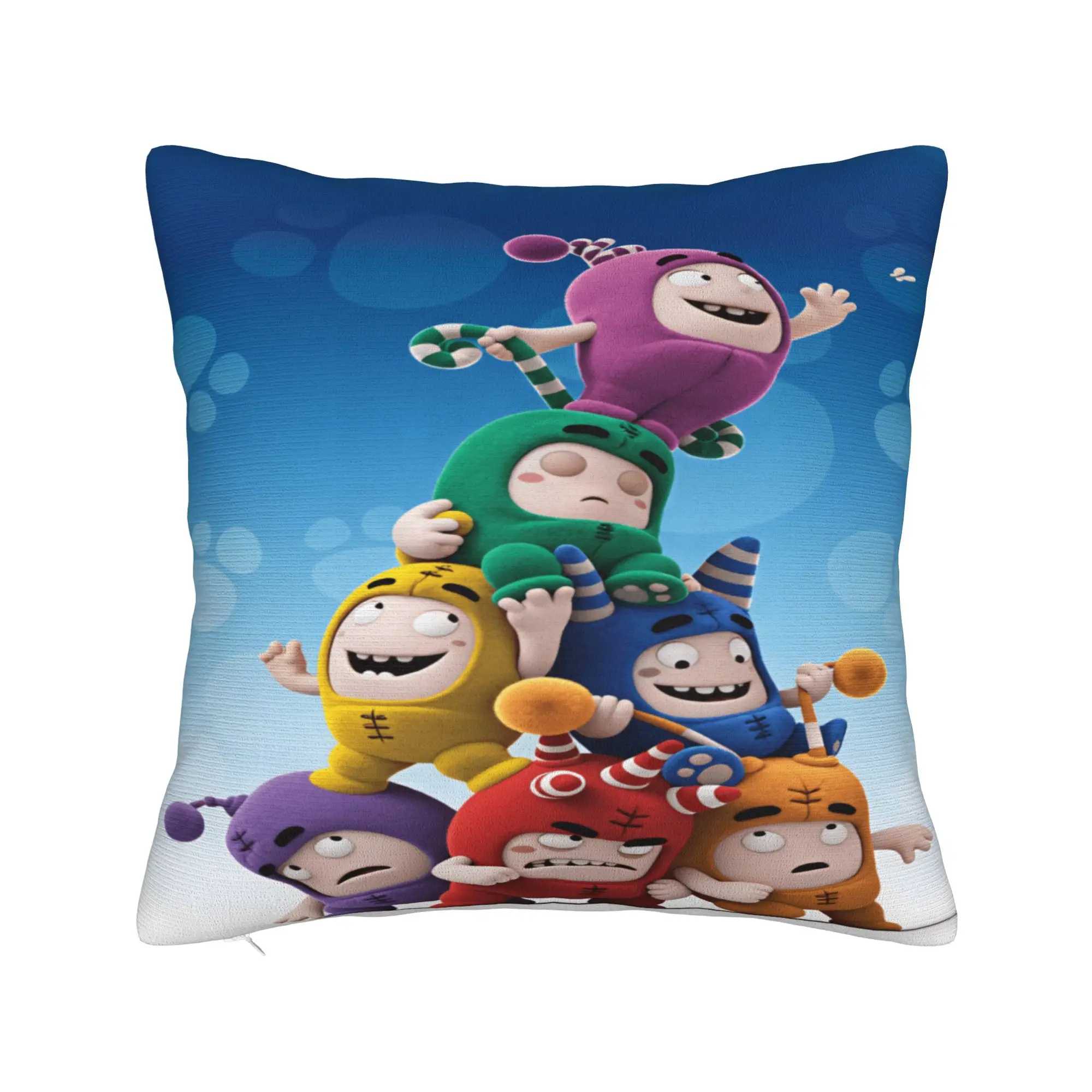 Наволочка с мультяшным принтом Oddbodes, наволочка для свадебной вечеринки, домашнего декора, забавные наволочки