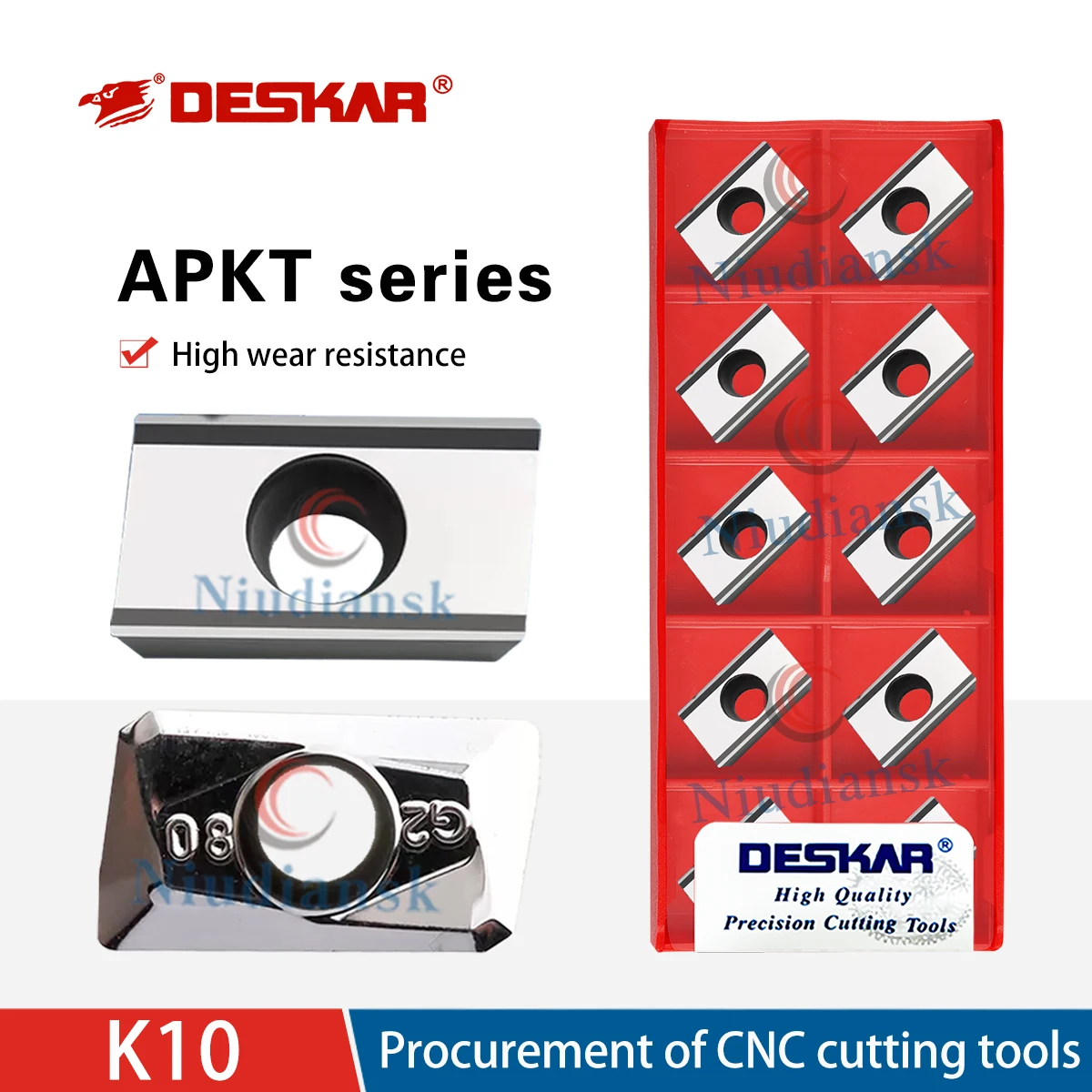

APKT1003PDFR/1135PDFR/1604PDFR-AL K10 Твердосплавные пластины для токарной обработки алюминия, фрезерования и токарных станков с ЧПУ