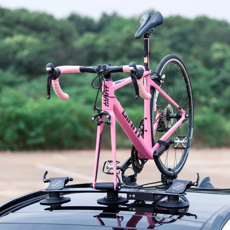

Bike Bicycle Rack Suction Roof-Top Bike Car Racks Electric Carrier Quick Install Bike Automatic Roof Rack