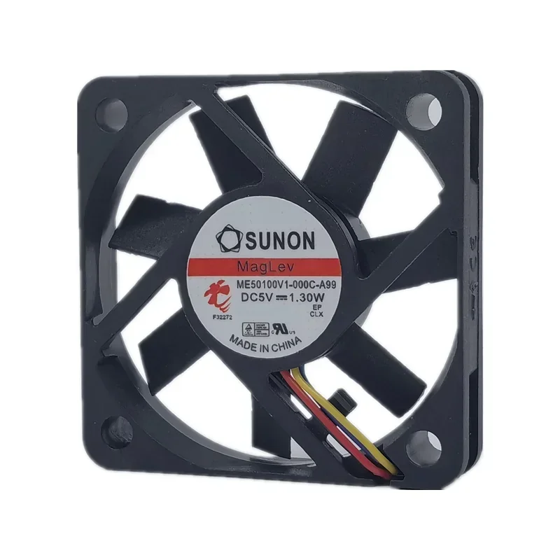 +جديد لـ sunon ME50100V1-000C-A99 5010 5V 1.30w 5cm مروحة تبريد صامتة