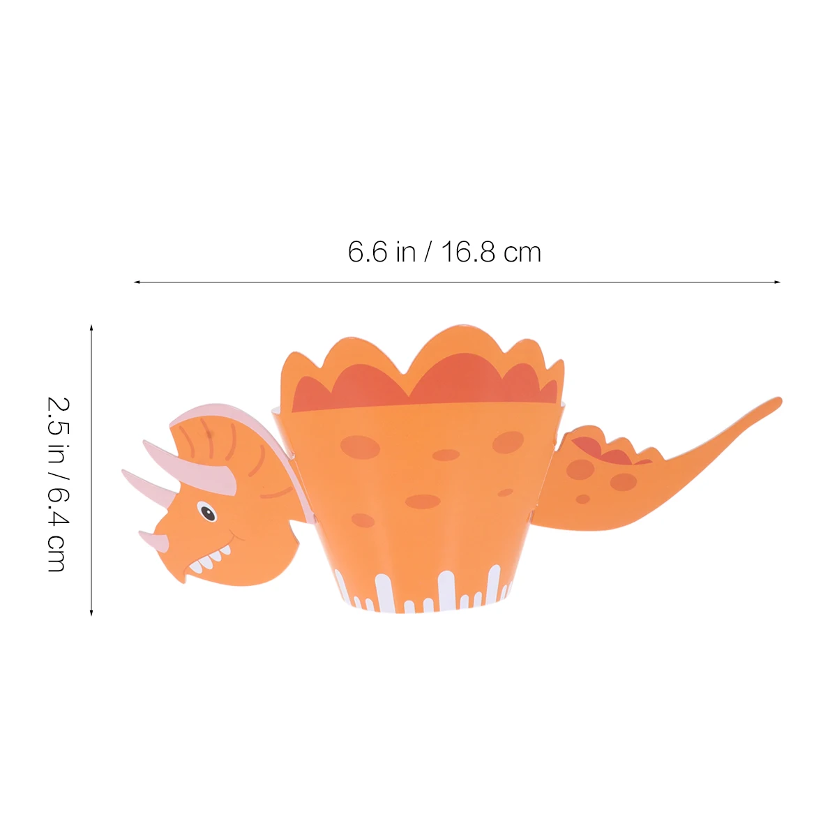 

48pcs Dinosaur Cake Decorations Creative Wrappers for Cupcakes Cakes Party Supplies Birthday Baby Shower Outdoor Activities