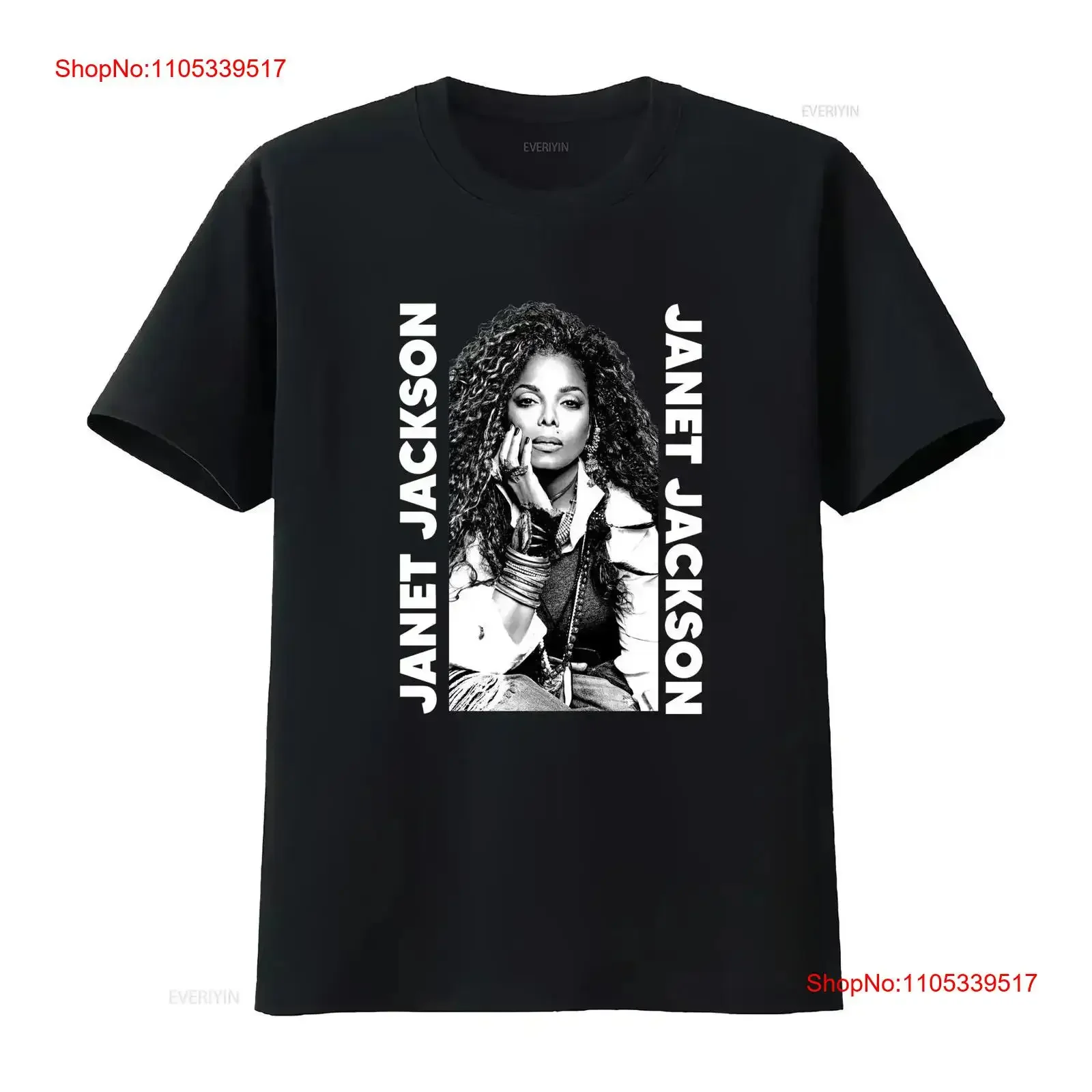 HOT Janet Jackson T Shirt For Fans All Size S 5XL vintage Washed Soft Stretched Slightly Breathable Comfortable vintage Washed