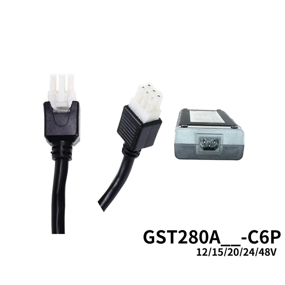 Imagem -06 - Mean Well Industrial ac dc Desktop Power Adapter Gst280a12-c6p 280w Gst280a20-c6p Gst280a15-c6p mw