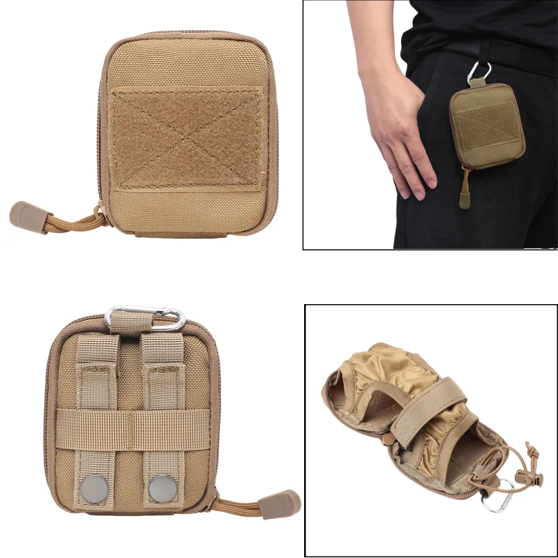 

Portable Molle Water Bottle Pouch Foldable Kettle Holder Bag Outdoor Hydration Carrier for Camping Hiking Cycling Accessories