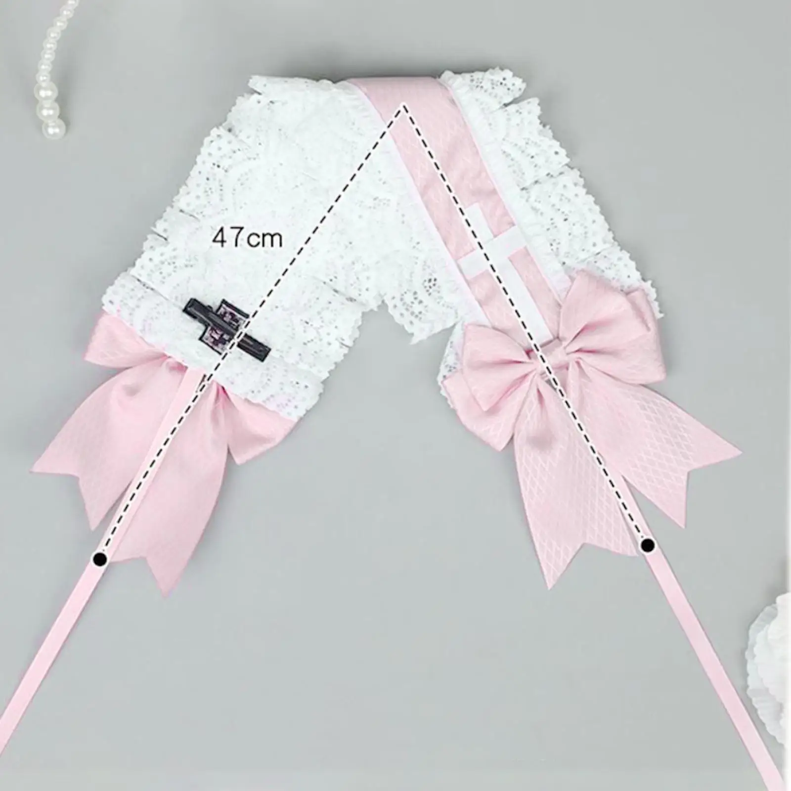 

Women Hair Hoop Hair Accessory Simple Design Dress Wedding Lace Bow Headwear Women's Headband for Parties Masquerade