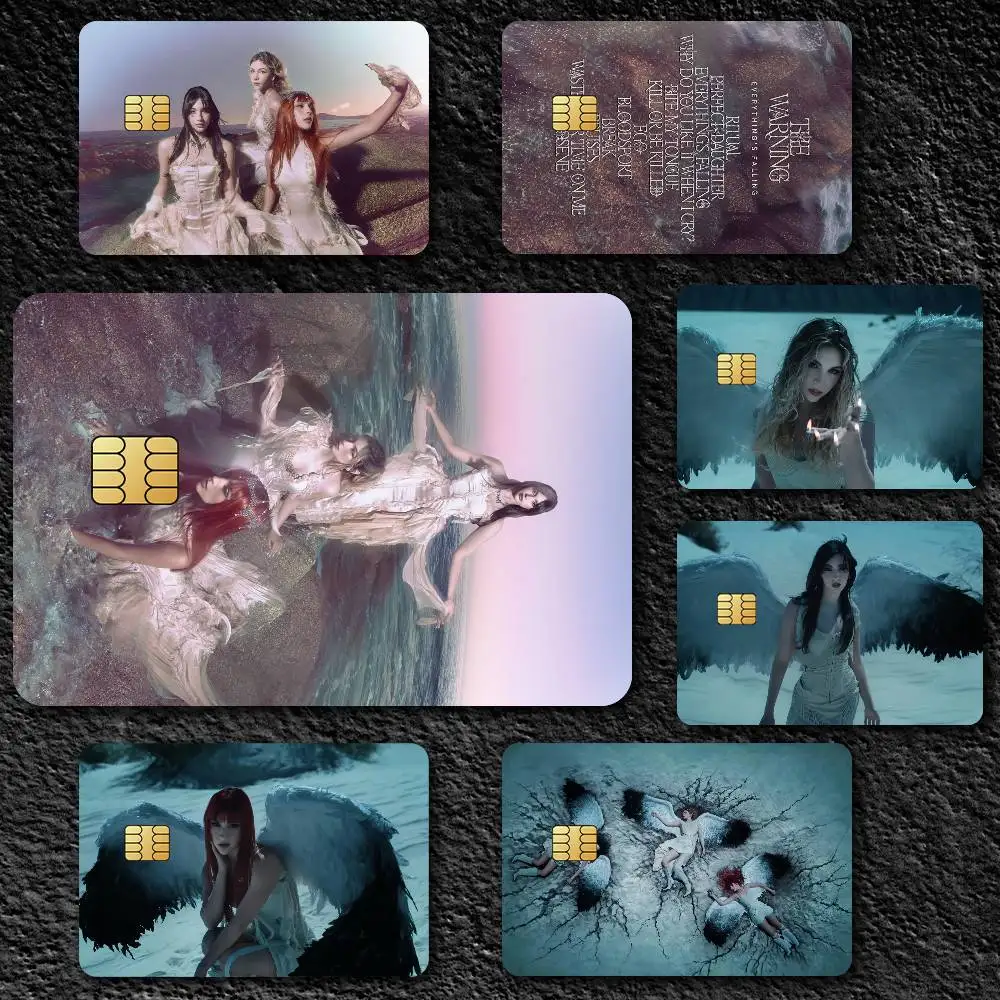 Band T-The Warning Credit Card Skin Stickers for Bank Card Bus Metro Card Sticker Waterproof Gift
