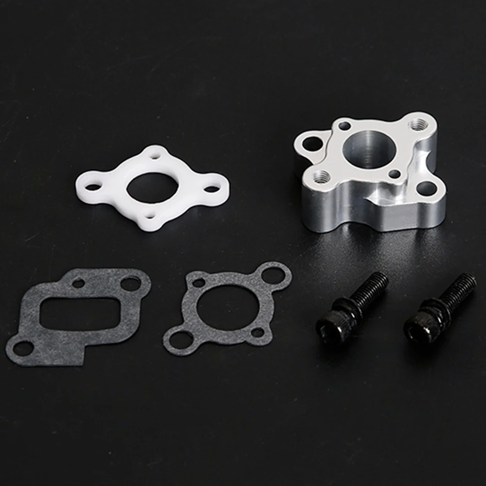 

N03R-CNC Набор впускных коллекторов для газового двигателя 23-30,5CC для 1/5 HPI Baja 5B 5T 5Sc Losi 5Ive T Rovan King Motor Rc Автозапчасти