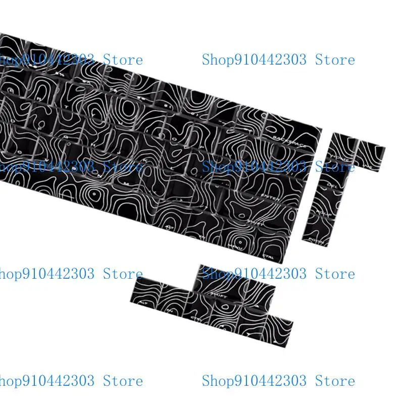 L4MD 64/74Key Keycaps Contour3.0 KeyCap Seitdruck Backbeleuchtungstaste für 60 Tastaturen – Detail 4
