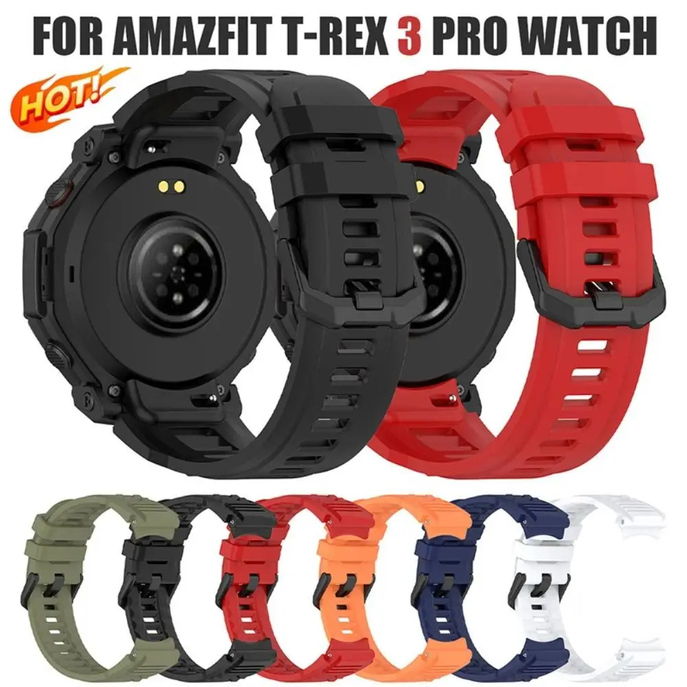Pulseira de Silicone de Substituição 48mm com Liberação Rápida para Smartwatch, Confortável e Respirável, Ideal para Esportes, Compatível com Amazfit 