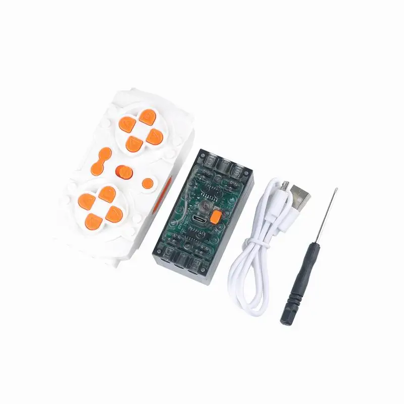 

MOC Remote Control Set Rechargeable Battery Box Blue-tooth M Motor Speed Control APP Program PF Building Blocks Modification