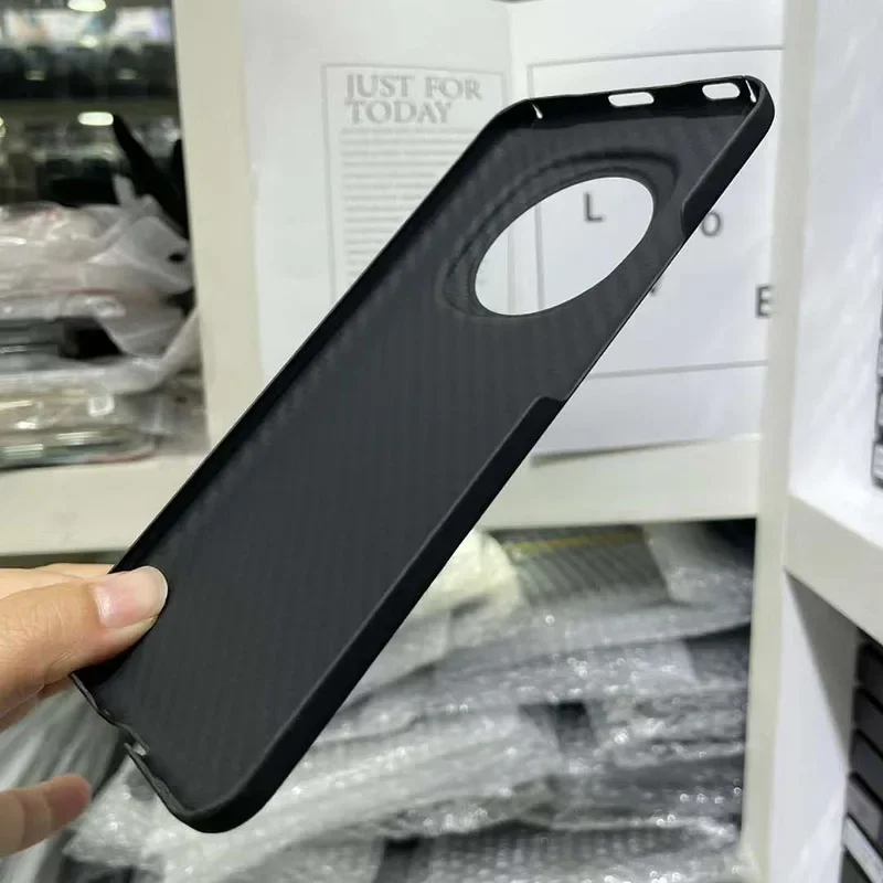 Genuine Aramid Fiber Case for Honor Magic 6 Pro Magic6 Real Carbon Fiber Matte Ultra Thin Anti-explosion Protective Armor Cover