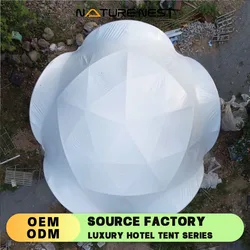 Lotus Lane Dome Geodesic Canopy Shell Shape Circus Tent Steel Frame Arch Tent Gazebo Starshade Commerical Tent Banquet Marquee