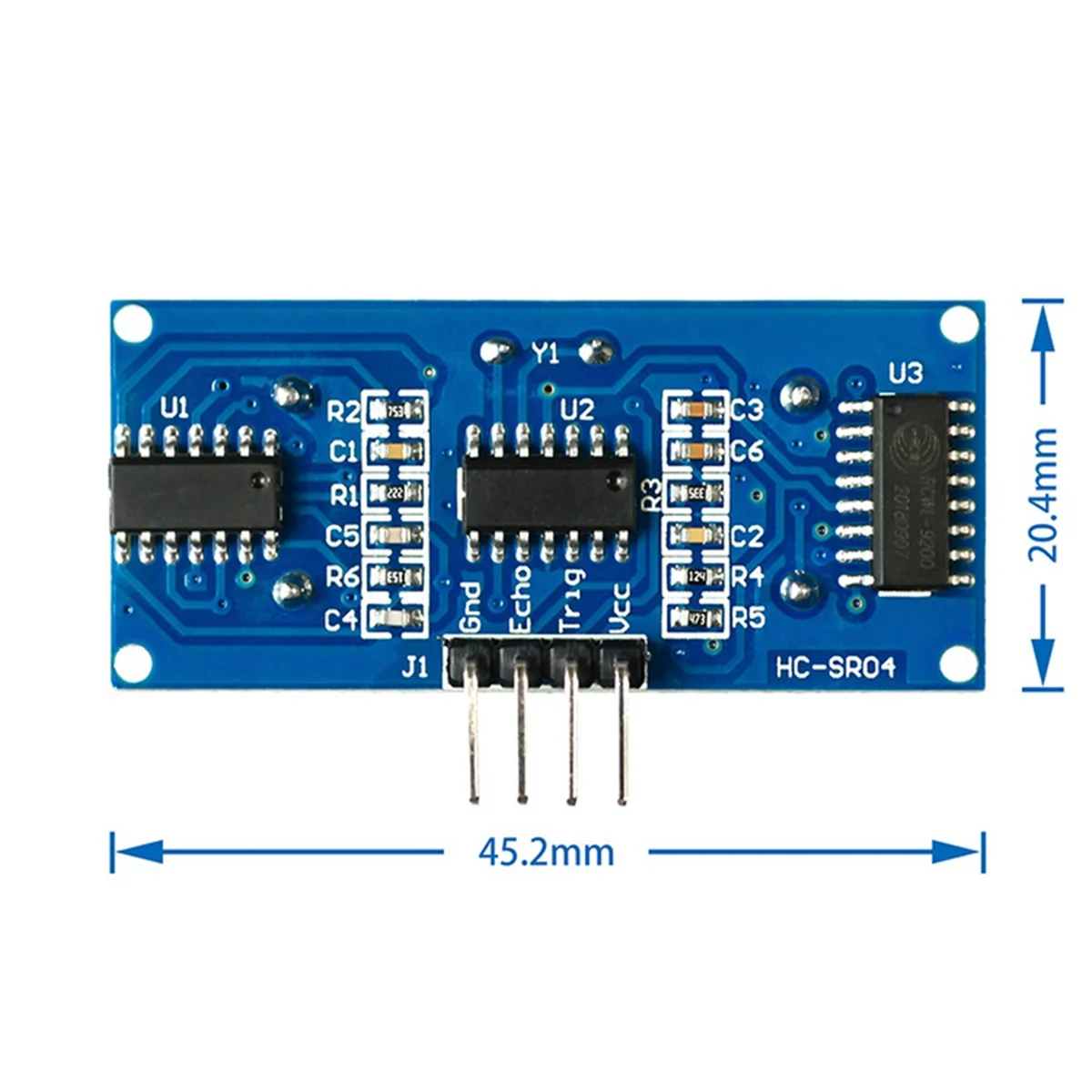 Y45A-1Pcs Ультразвуковой модуль HC-SR04 SR04 4-контактный датчик измерения расстояния