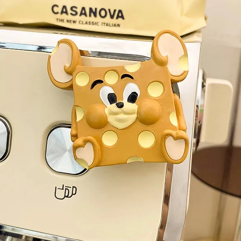 Funny Cute Tom Cat and Mouse Fridge Magnets Cheese Cartoon Style Magnetic Home Decoration for Kitchen Office Magnetic Stickers