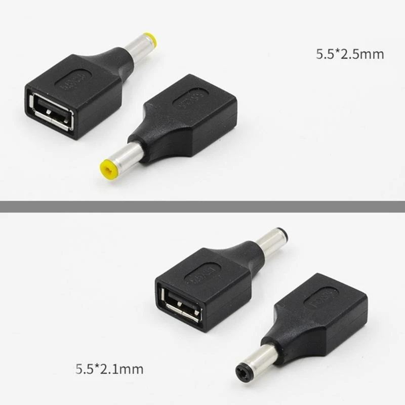 L4MD USB A TO Power Adapter Conversi Adapter Connector untuk Laptop