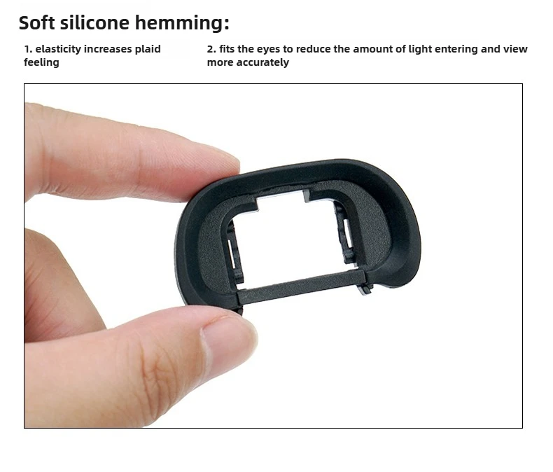 소니 A9 A99M2 A7 A7S A7S2 A7S3 A7R2 A7R3 A7M3 A7RII A7R4 A7RM2 A7RM4 용 새 EP-18 소프트 뷰파인더 아이피스 아이컵 고무 커버