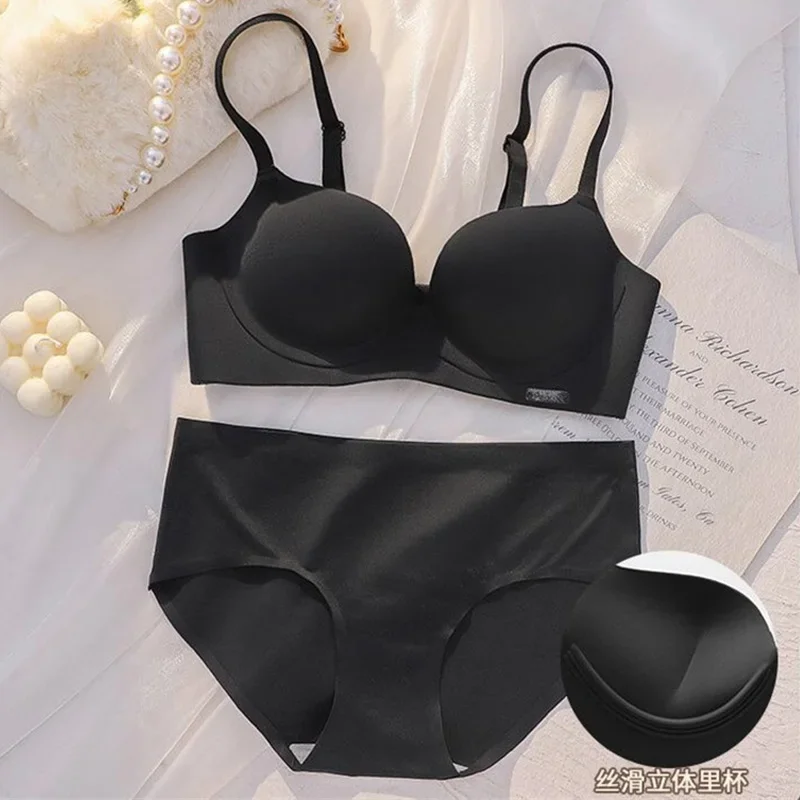 Ropa Interior Femenina Lingerie Set for Women Korean Style Push Up Bra And Panty Set Women's Panties Underwear Mujer Bralette