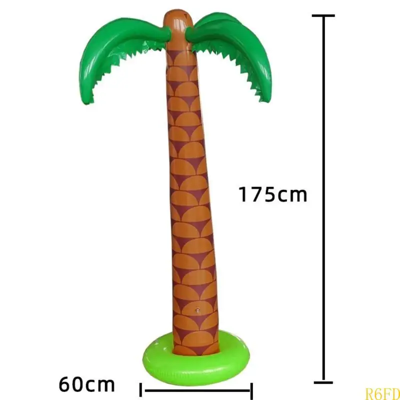 R6fd bambini giocattoli per esterni gonfiabili squalo/ cocco a forma bastoncini gonfiabili per le basi del mare per