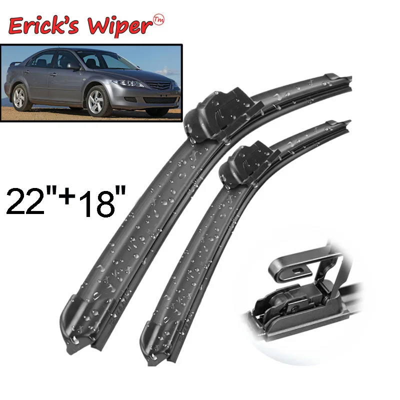 Erick\'s Wiper Front Wiper Blades For Mazda 6 GG1 MK1 2002 - 2008 Windshield Windscreen Clean Window Car Rain Brushes 22\