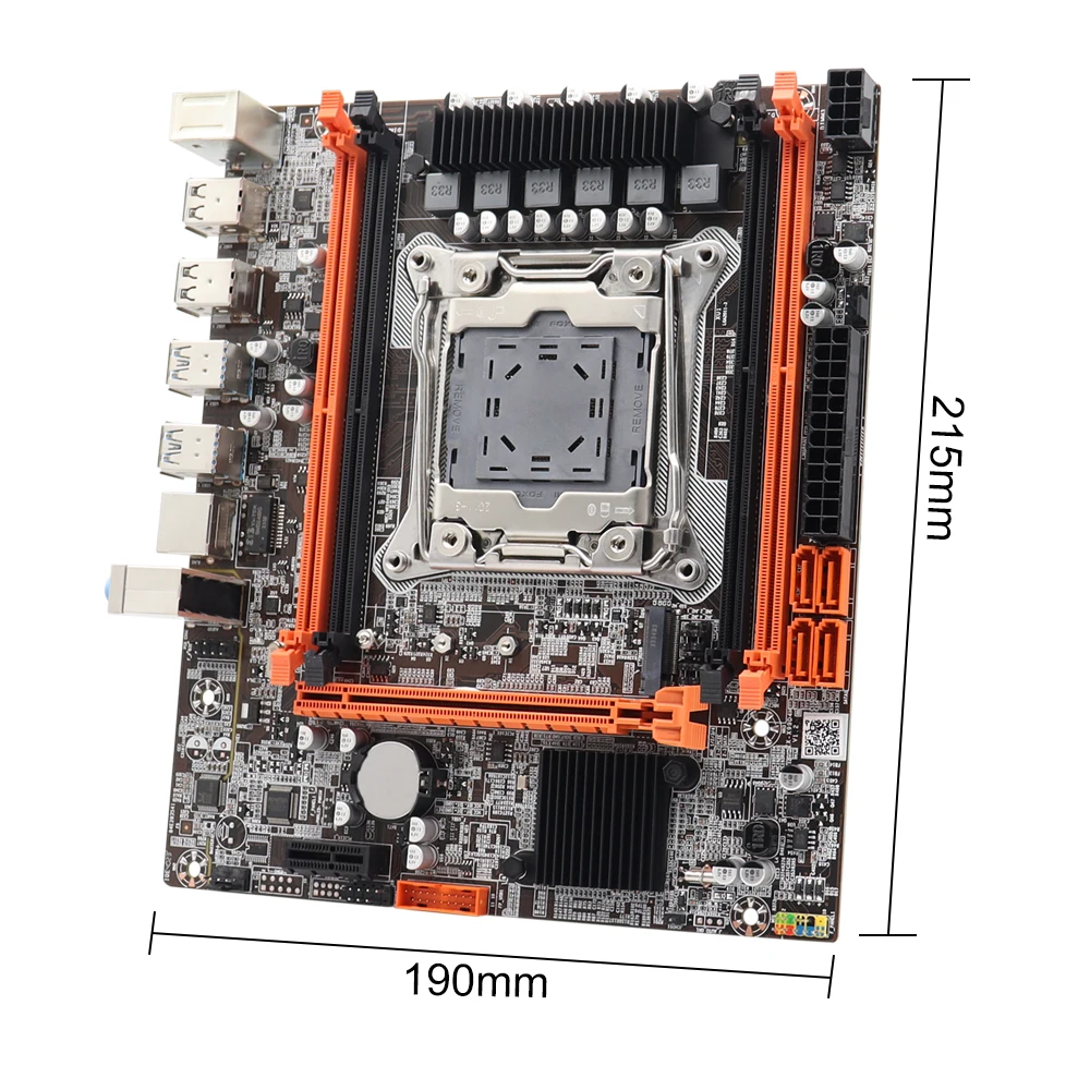 Imagem -06 - Motherboard Slot Grupo Lga20113 Usb 3.0 Nvme M.2 Ssd Ddr4 Reg Memória Ecc Inter Xeon e5 2640 Processador v4 X99