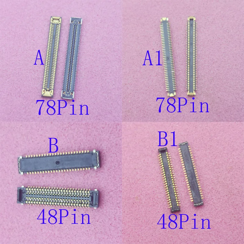 2-100Pcs Usb Charger Lcd Display Plug FPC Connector For Samsung Galaxy A12 A125 A04S A047F A02 A022 A23 A235 A13 A135 48 78 Pin