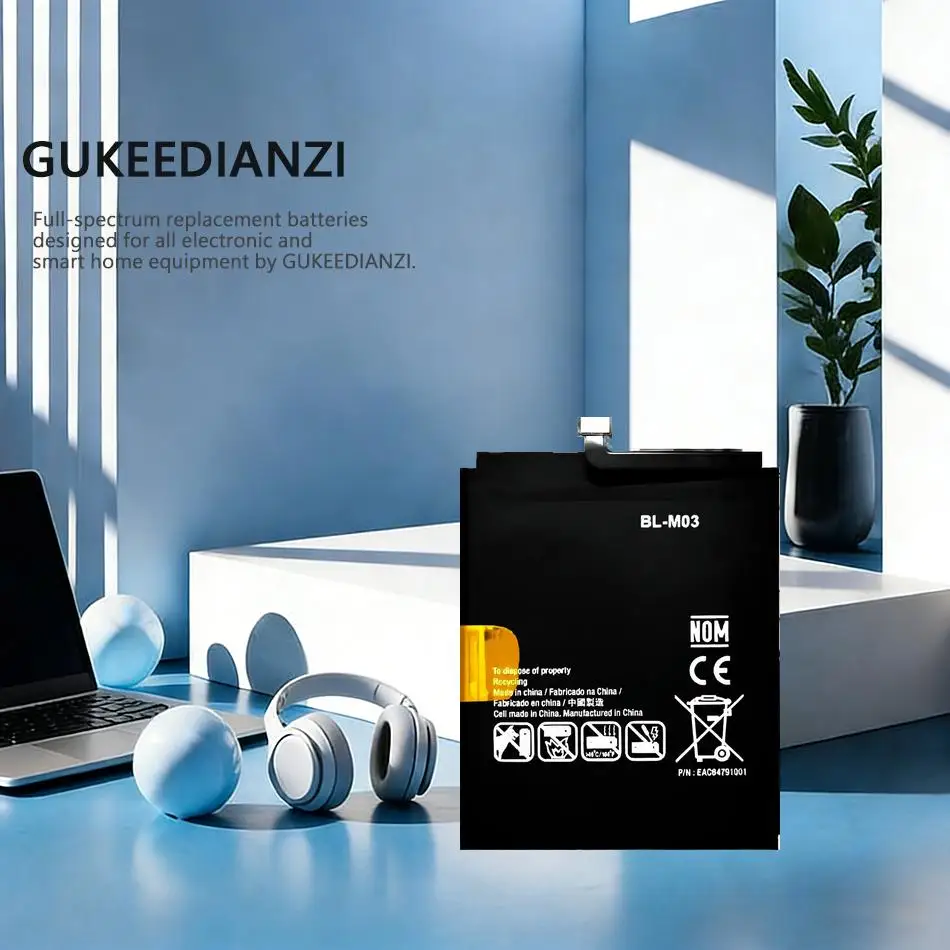 

Надежный аккумулятор BL-M03 для LG K22 K200HM, высокопроизводительная батарея для мобильного телефона, 3500 мАч