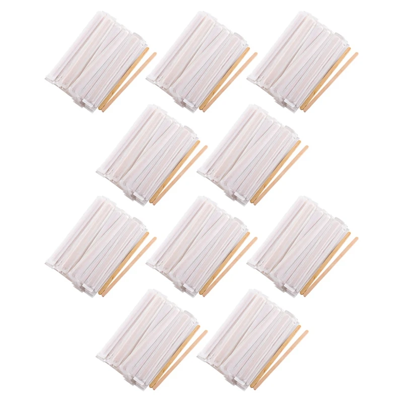 

Hot 1000Pcs 5.5 Inch Coffee Stirrers Sticks -Natural Wood Eco-Friendly Coffee Beverage Milktea Disposable Stirrer Stick