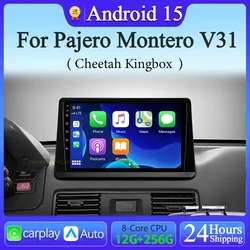 Android 15 Car Radio For Mitsubishi Pajero Montero V31 Cheetah Kingbox Video Multimedia 9