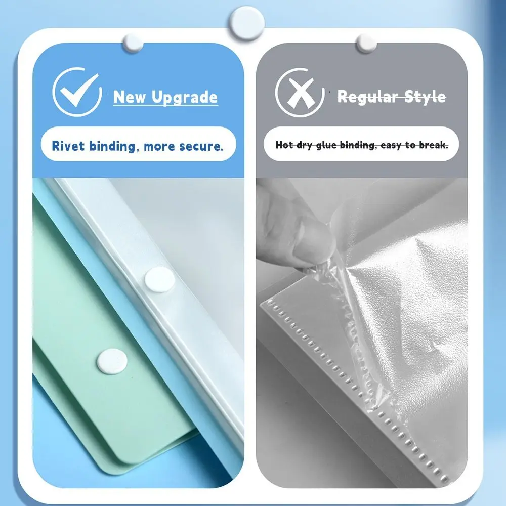 New A5 To A4 File Folder Foldable Large Capacity File Bag Waterproof Storage Booklet School Office