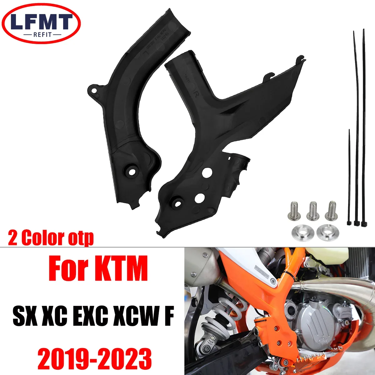 

Motorcycle Frame Protector Guard Cover For KTM SX SXF XC XCF EXC EXCF XCW XCFW 125 150 200 250 300 350 400 450 2019-2022 2023