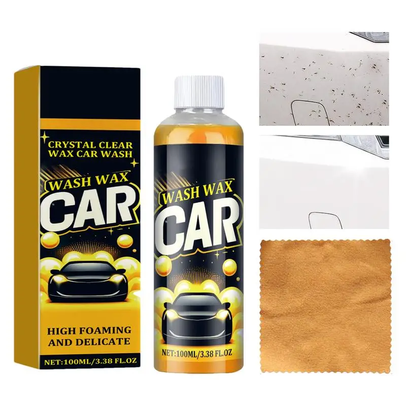 

Car Wash Foam 100ml Large Capacity Foam Cleaner Spray Universal Car Washing Supplies Multi Purpose Foam Cleaner For Cars Trucks